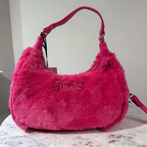 Juicy Couture Pink Flash Semi-Charmed Coho crossbody bag/purse - Picture 2 of 10